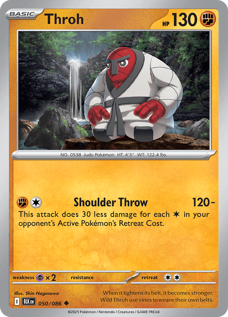 Throh (Master Ball Pattern) - SV Black Bolt - Holofoil - Near Mint (NM)