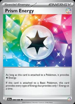 Prism Energy (Poke Ball Pattern) - SV Black Bolt - Holofoil - Near Mint (NM)