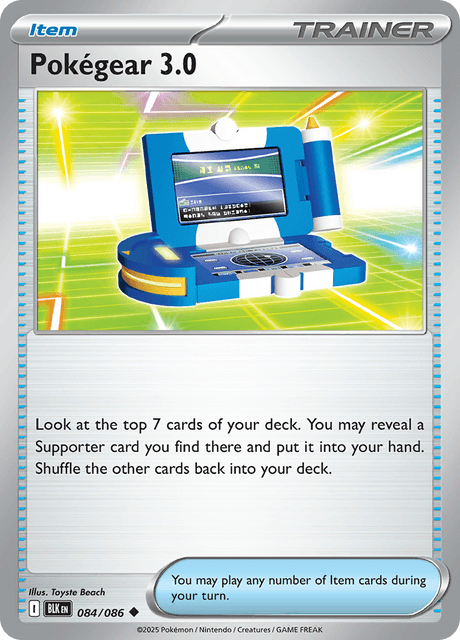 Pokegear 3.0 (Poke Ball Pattern) - SV Black Bolt - Holofoil - Near Mint (NM)