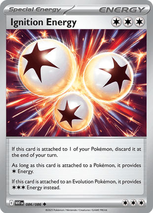Ignition Energy (Poke Ball Pattern) - SV White Flare - Holofoil - Near Mint (NM)
