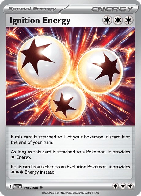 Ignition Energy (Poke Ball Pattern) - SV White Flare - Holofoil - Near Mint (NM)