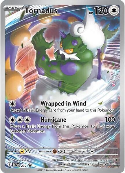 Tornadus - 210 - SV Scarlet and Violet Promo Cards - Holofoil - Near Mint (NM)
