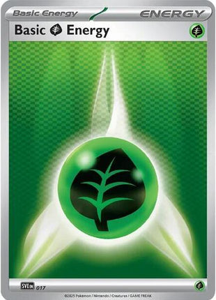 Basic Grass Energy - 017 - SVE Scarlet and Violet Energies - Reverse Holofoil - Near Mint (NM)