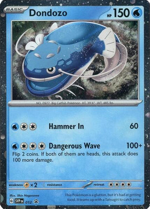 Dondozo - 012 (Cosmos Holofoil) - SV Scarlet and Violet Promo Cards - Holofoil - Near Mint (NM)