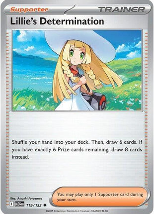 Lillie's Determination - 119/132 - ME01 Mega Evolution - Near Mint (NM)