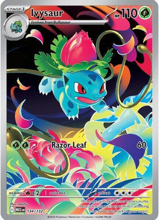 Ivysaur - 134/132 - ME01 Mega Evolution - Holofoil - Near Mint (NM)