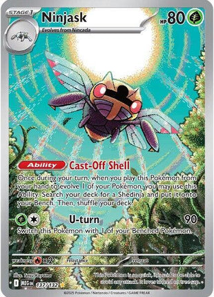 Ninjask - 137/132 - ME01 Mega Evolution - Holofoil - Near Mint (NM)