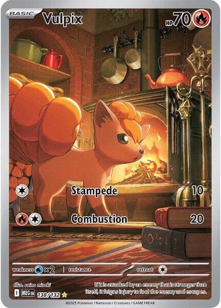 Vulpix - 138/132 - ME01 Mega Evolution - Holofoil - Near Mint (NM)