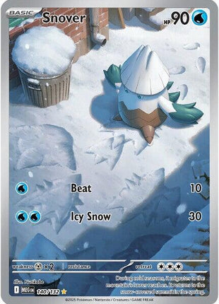 Snover - 140/132 - ME01 Mega Evolution - Holofoil - Near Mint (NM)
