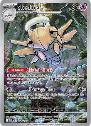 Shedinja - 144/132 - ME01 Mega Evolution - Holofoil - Near Mint (NM)