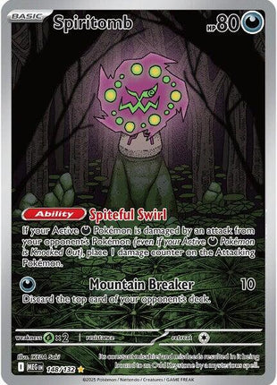 Spiritomb - 148/132 - ME01 Mega Evolution - Holofoil - Near Mint (NM)