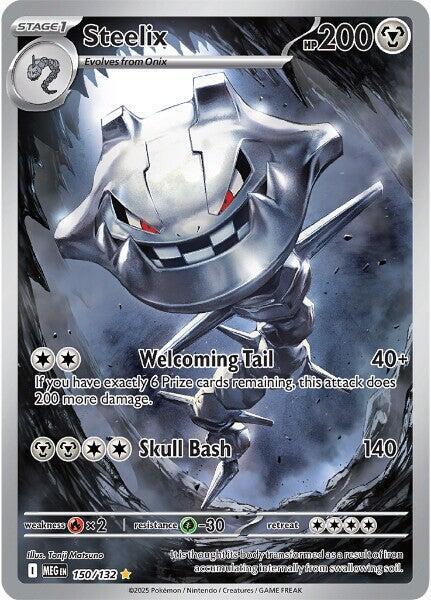 Steelix - 150/132 - ME01 Mega Evolution - Holofoil - Near Mint (NM)