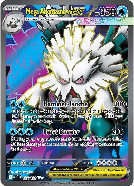 Mega Abomasnow ex - 157/132 - ME01 Mega Evolution - Holofoil - Near Mint (NM)