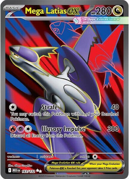 Mega Latias ex - 163/132 - ME01 Mega Evolution - Holofoil - Near Mint (NM)