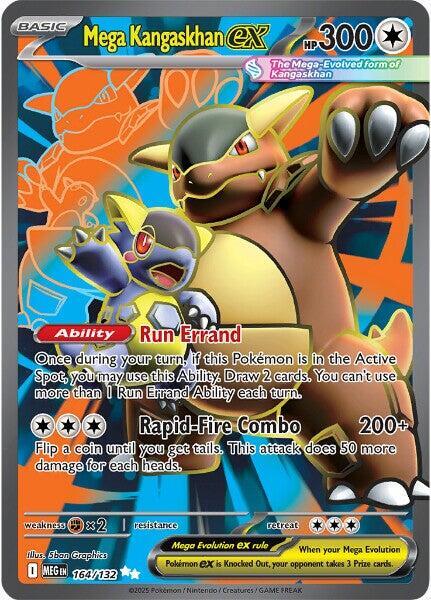Mega Kangaskhan ex - 164/132 - ME01 Mega Evolution - Holofoil - Near Mint (NM)