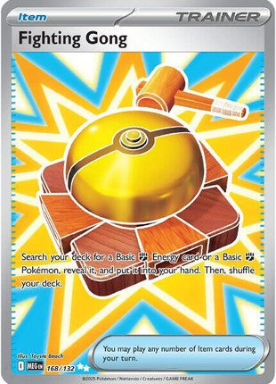 Fighting Gong - 168/132 - ME01 Mega Evolution - Holofoil - Near Mint (NM)