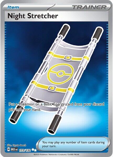 Night Stretcher - ME01 Mega Evolution - Holofoil - Lightly Played (LP)