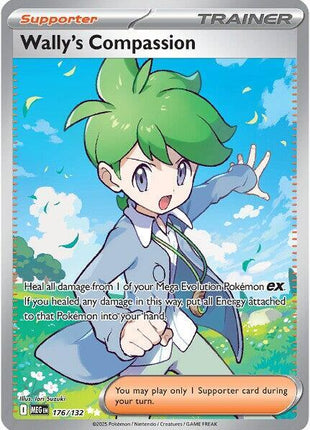 Wally's Compassion - 176/132 - ME01 Mega Evolution - Holofoil - Near Mint (NM)