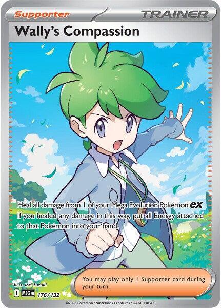 Wally's Compassion - 176/132 - ME01 Mega Evolution - Holofoil - Near Mint (NM)