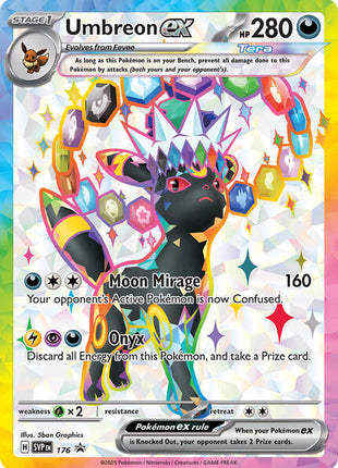 Umbreon ex - 176 - SV Scarlet and Violet Promo Cards - Holofoil - Near Mint (NM)