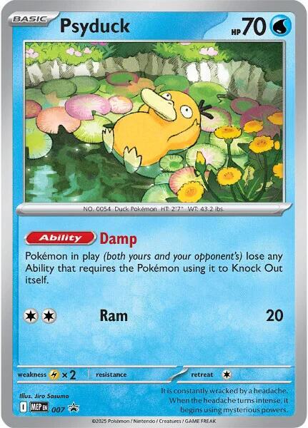 Psyduck - 007 - ME Mega Evolution Promo - Holofoil - Near Mint (NM)