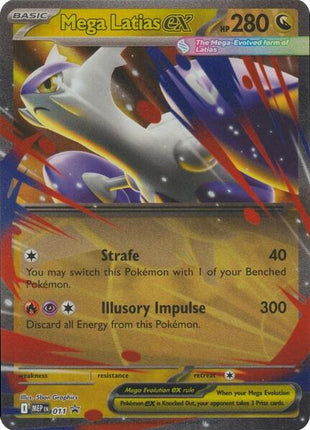 Mega Latias ex - 011 - ME Mega Evolution Promo - Holofoil - Near Mint (NM)