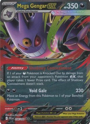 Mega Gengar ex - ME02 Phantasmal Flames - Holofoil - Near Mint (NM)