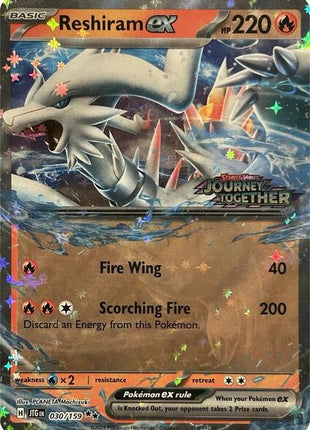 Reshiram ex (Journey Together Stamped) - Miscellaneous Cards and Products - Holofoil - Near Mint (NM)