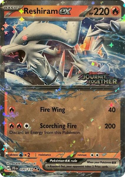 Reshiram ex (Journey Together Stamped) - Miscellaneous Cards and Products - Holofoil - Near Mint (NM)
