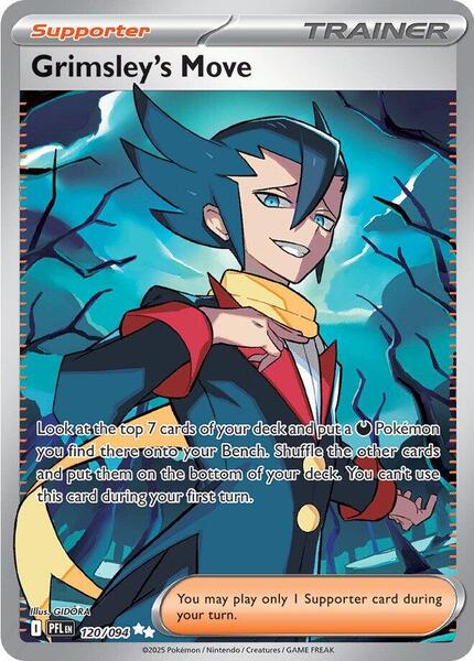 Grimsley's Move - 120/094 - ME02 Phantasmal Flames - Holofoil - Near Mint (NM)