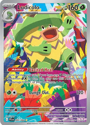 Ludicolo - 095/094 - ME02 Phantasmal Flames - Holofoil - Near Mint (NM)