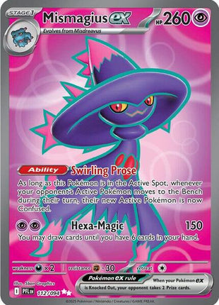 Mismagius ex - 112/094 - ME02 Phantasmal Flames - Holofoil - Near Mint (NM)