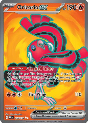 Oricorio ex - 110/094 - ME02 Phantasmal Flames - Holofoil - Near Mint (NM)