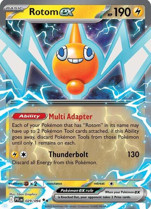 Rotom ex - 029/094 - ME02 Phantasmal Flames - Holofoil - Near Mint (NM)