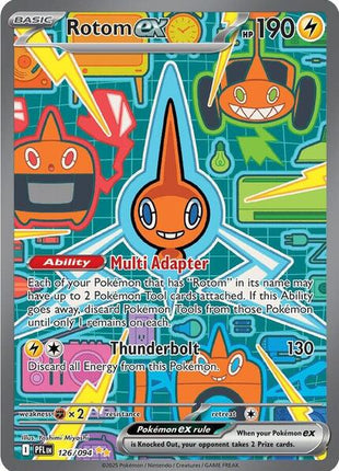 Rotom ex - 126/094 - ME02 Phantasmal Flames - Holofoil - Near Mint (NM)