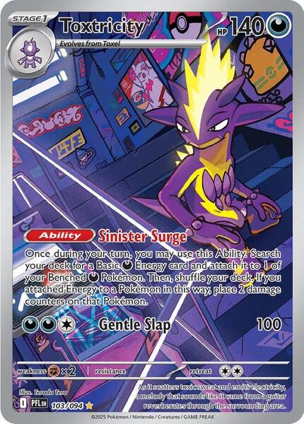 Toxtricity - 103/094 - ME02 Phantasmal Flames - Holofoil - Near Mint ( XPcollect - XPerience the Hobby! Toxtricity - 103/094 - ME02 Phantasmal Flames - Holofoil - Near Mint ( XPcollect - XPerience the Hobby!