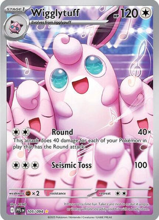Wigglytuff - 105/094 - ME02 Phantasmal Flames - Holofoil - Near Mint (NM)
