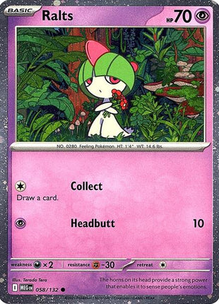 Ralts (Cosmos Holo) - Miscellaneous Cards and Products - Holofoil - Near Mint (NM)