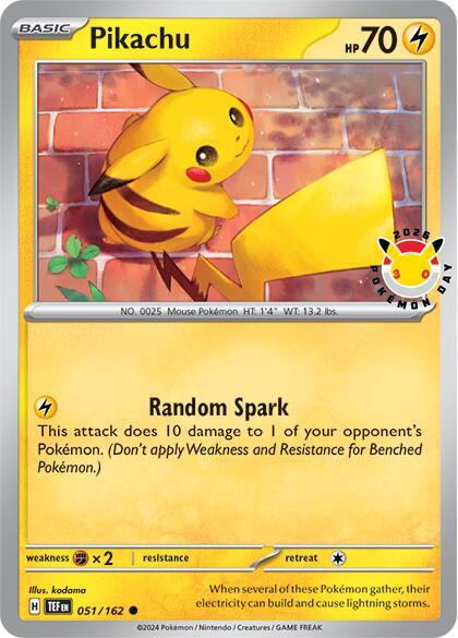 Pikachu (Pokemon Day 2026) - Miscellaneous Cards and Products - Holofoil - Near Mint (NM)