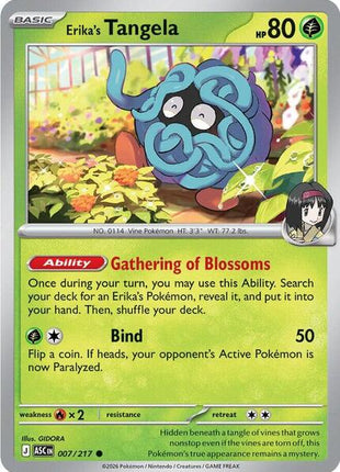 Erika's Tangela - 007/217 - ME Ascended Heroes - Lightly Played (LP)