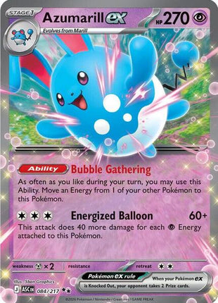 Azumarill ex - ME Ascended Heroes - Holofoil - Near Mint (NM)