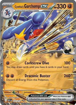Cynthia's Garchomp ex - ME Ascended Heroes - Holofoil - Near Mint (NM)