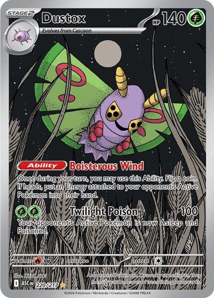 Dustox - 220/217 - ME Ascended Heroes - Holofoil - Near Mint (NM)