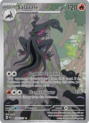 Salazzle - 224/217 - ME Ascended Heroes - Holofoil - Near Mint (NM)