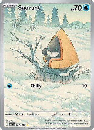 Snorunt - 227/217 - ME Ascended Heroes - Holofoil - Near Mint (NM)