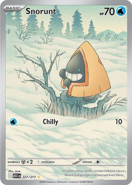 Snorunt - 227/217 - ME Ascended Heroes - Holofoil - Near Mint (NM)
