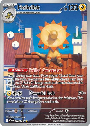 Heliolisk - 229/217 - ME Ascended Heroes - Holofoil - Near Mint (NM)