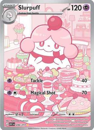 Slurpuff - 236/217 - ME Ascended Heroes - Holofoil - Near Mint (NM)