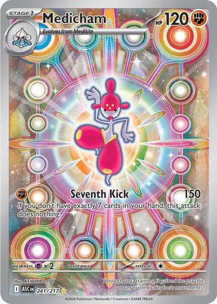 Medicham - 241/217 - ME Ascended Heroes - Holofoil - Near Mint (NM)