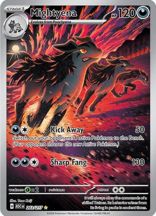 Mightyena - 243/217 - ME Ascended Heroes - Holofoil - Near Mint (NM)